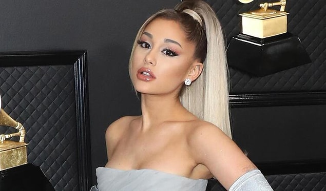 4. %91.81 ile ünlü şarkıcı Ariana Grande.