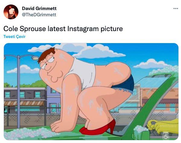 "Cole Sprouse'un son Instagram fotoğrafı"
