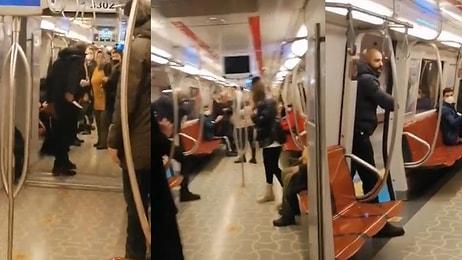 Metrodaki Bıçaklı Saldırgan Tahliye Oldu