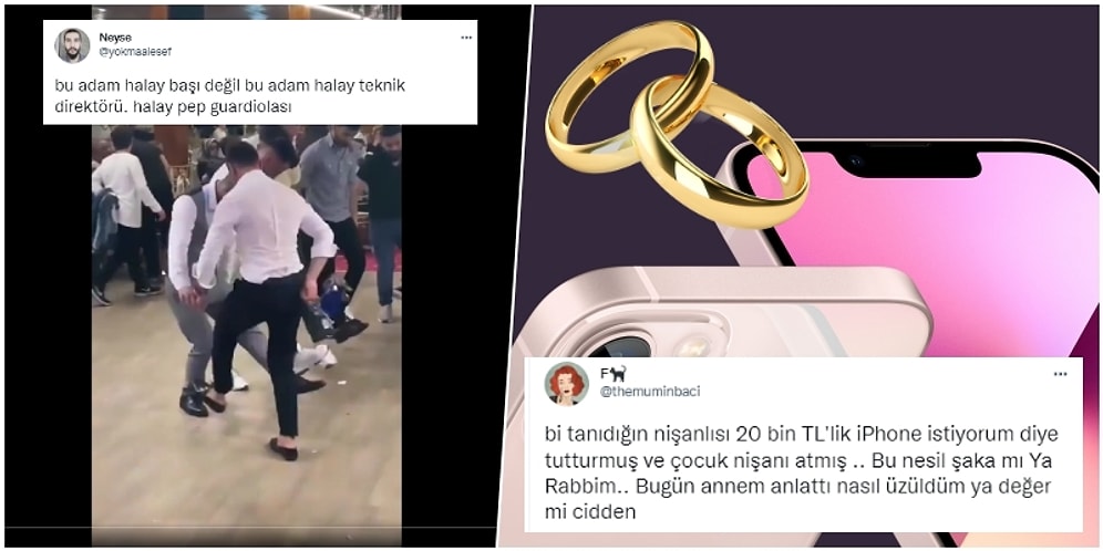 Halay Başı Teknik Direktöründen iPhone Yüzünden Ayrılan Nişanlılara Son 24 Saatin Viral Olan Tweetleri