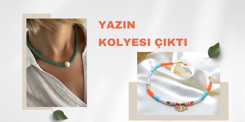 Bikinilerin Üzerine Çok Yakışacak En Güzel Fimo Kolyeler