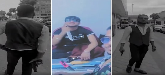 Pakistan Uyruklu Olduğu İddia Edilen Kişinin İstanbul'da Elinde Silahla Sokakta Gezdiği Görüntüler Tepki Çekti