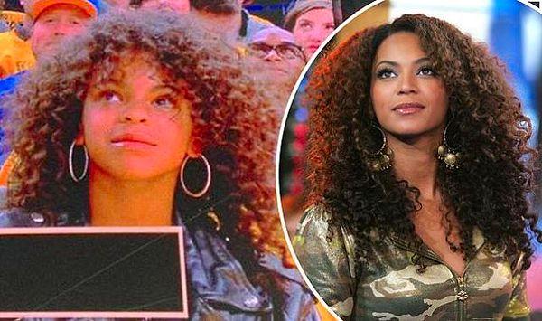 Büyük bir kesim, Blue Ivy'nin Beyonce'nin gençliğine benzediğine söyledi.
