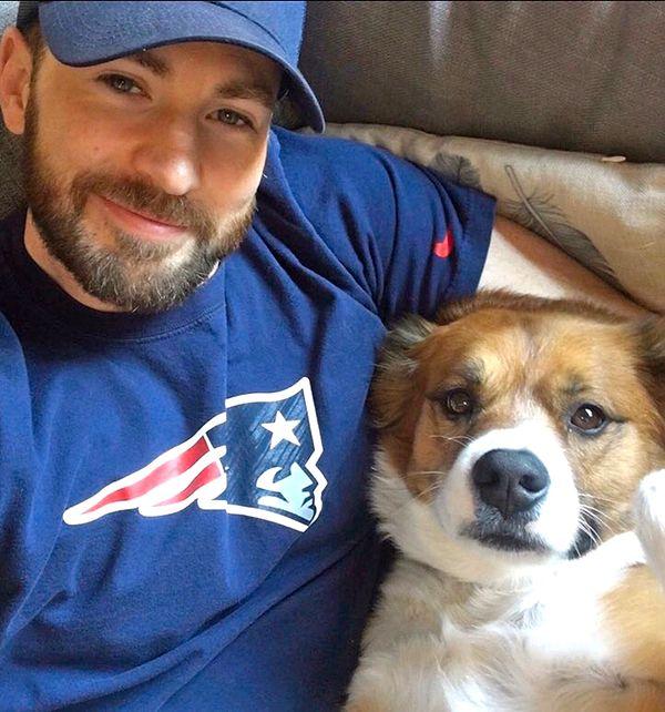 New York'da, sevimli köpeği Dodger ile yaşayan Evans, hayvanlara olan sevgisiyle de kendine hayran bırakıyor!