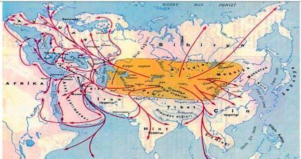 7. Yüzyılın başlarından itibaren Türk halkları, kaderlerini ve tarihlerini değiştirecek kitlesel bir göç hareketine başladı. Tabii böreği de yanlarına alarak! Orta Asya'dan batıya doğru göçte dünya topraklarının neredeyse her yanına dağıldılar.