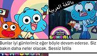 Cartoon Network'ün Sevilen Dizisi Gumball'ın Türkçe YouTube Hesabında Arapça Yazıların Olması Tepki Çekti!