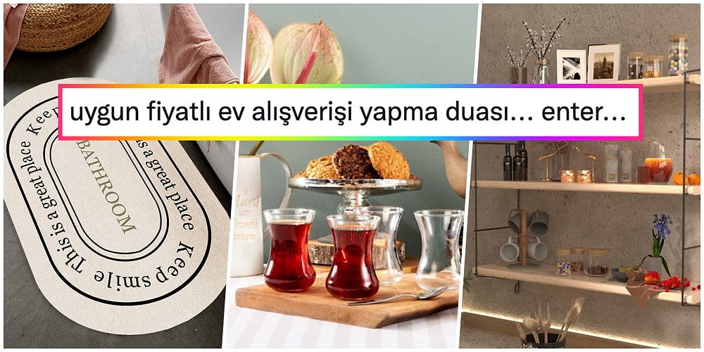 Ev Kurarken En Ucuzlarına Bakıyoruz! Sizin de Çok Beğeneceğiniz Ucuz Eşyalar