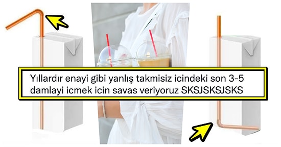 Yine Kandırılmışız! Karton İçeceklerdeki Pipetlerin Doğru Kullanımıyla İlgili Gerçeğe Çok Şaşıracaksınız