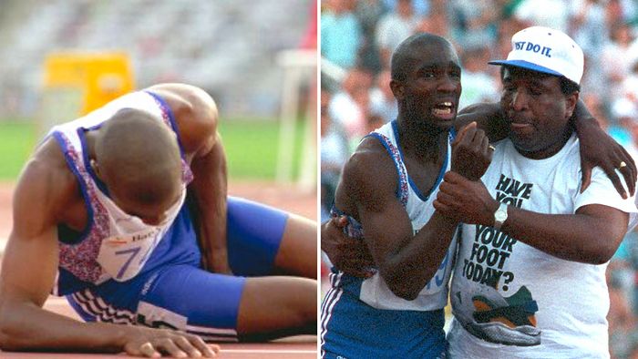 1992 Olimpiyatlarında Sakatlanan Ancak Yine de Yarışı Bırakmayan Derek Redmond ve Onu Yalnız Bırakmayan Babası