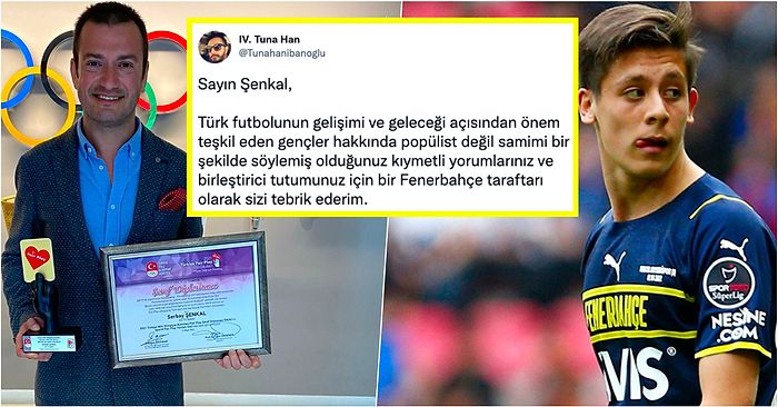 GS TV Spikeri Serbay Şenkal, Arda Güler'e Yaptığı Övgülerden Dolayı Aldığı Ödülle Sosyal Medyadan Alkış Aldı