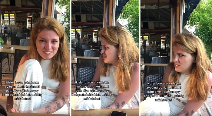 Ayağına Deniz Kestanesi Battığı İçin Çay Bahçesinde Ağlayan Kadına Yardım Eden Adam Gibi Adam