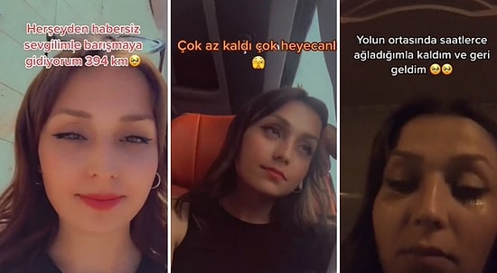 Sevgilisiyle Barışmak İçin 400 Kilometre Yol Giden Kadın Ağlayarak Geri Döndü