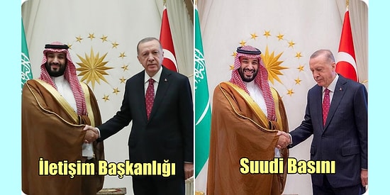 Arap Medyasının Paylaştığı Suudi Prensi Selman ve Erdoğan Fotoğrafı Olay Yarattı