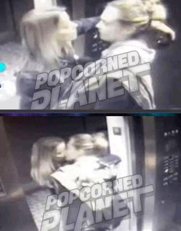 YouTube programı olan 'Popcorned Planet'te ikilinin öpüşüp sarıldığı fotoğraflar herkesle paylaşıldı.