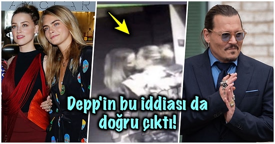 Johnny Depp Üçlü İlişkiyle Suçlamıştı! Amber Heard ve Cara Delevingne'nin Öpüştükleri Görüntüler Ortaya Çıktı