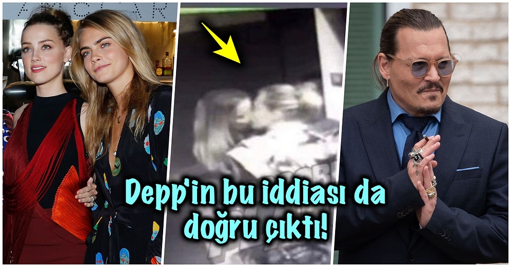 Johnny Depp Üçlü İlişkiyle Suçlamıştı! Amber Heard ve Cara Delevingne'nin Öpüştükleri Görüntüler Ortaya Çıktı