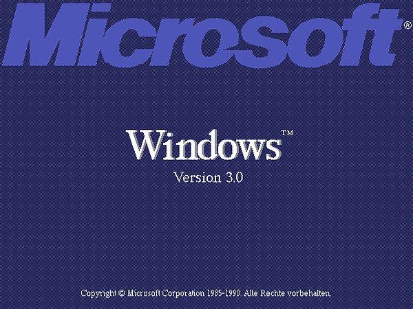 Takimler 1990 yılını gösterirken Microsoft Windows'un 3.0 sürümünü piyasaya sürmüştü.