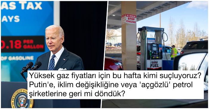 Amerika'da Artan Benzin Fiyatlarına ve Joe Biden'ın Açıklamasına İnsanlar Ne Tepki Gösterdi?