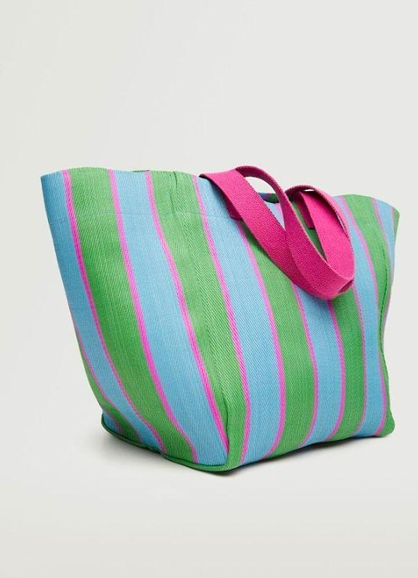 4. Yazlık renklerde yazlık çanta!