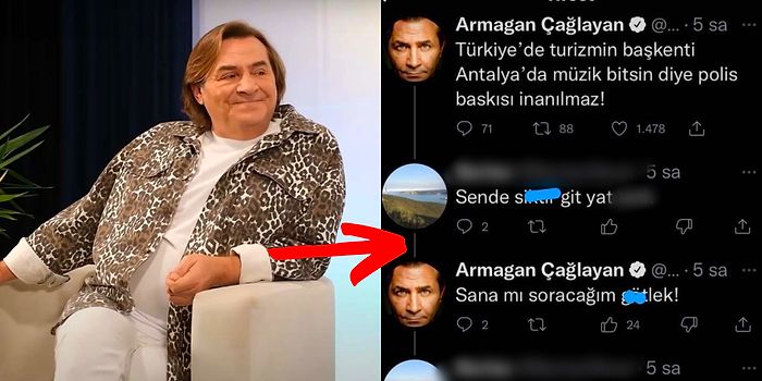 Müzik Yasağına İsyan Eden Armağan Çağlayan'ın Bir Kullanıcıyla Yaşadığı Küfürlü Diyalog 'Pes' Dedirtti