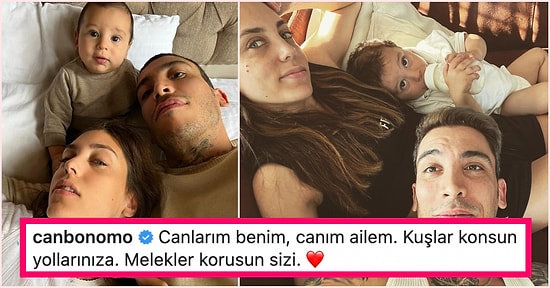 Öykü Karayel ve Can Bonomo'nun Oğulları Roman'la Birlikte Kurdukları Minnoş Aile Tablosuna Yakından Bakalım!