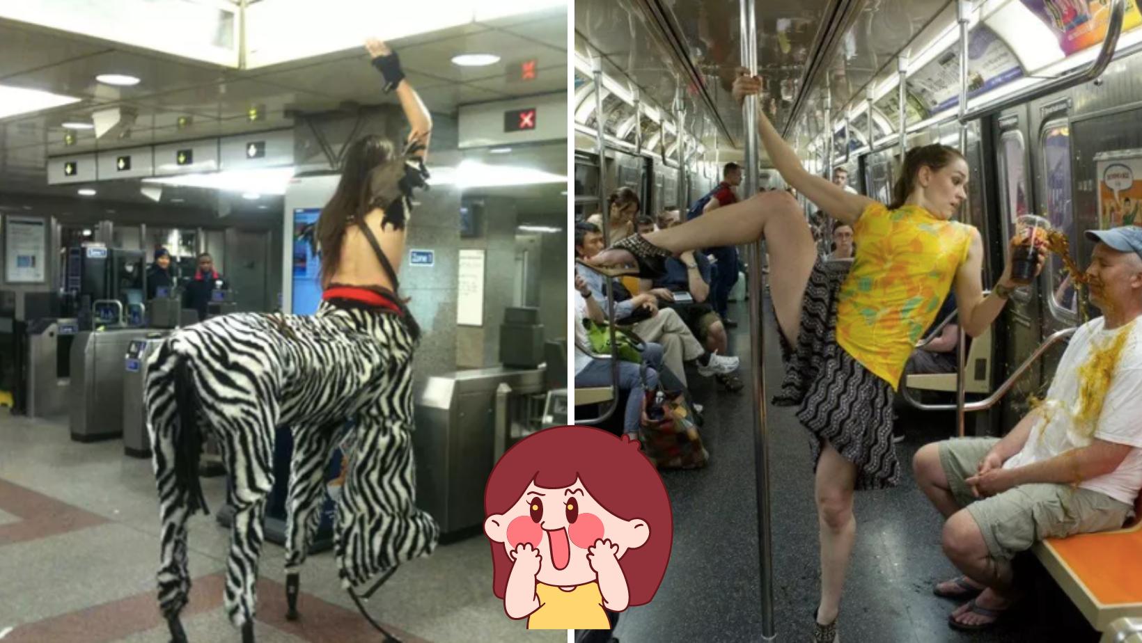 14 чумовых фото из метро, от которых вы можете испытать шок или рассмеяться в голос