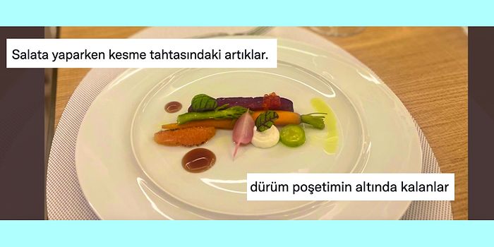 Twitter'da Paylaşılan Fine Dining Tabağına Gelen Birbirinden İronik Yorumlar