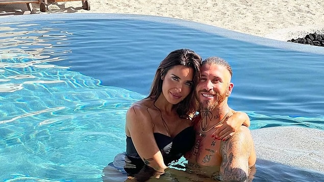 Sergio Ramos ve eşi Pilar Rubio, Karayipler'de tatilin keyfini çıkardılar.