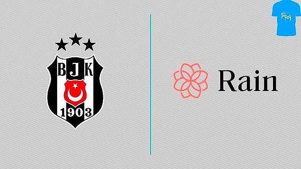 Beşiktaş, forma göğüs sponsorluğu için kripto para platformu Rain ile sözleşme imzaladı.