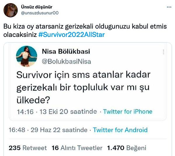 Hatta Nisa'ya ait olduğu iddia edilen bir tweet tekrar gündeme getirildi 👇