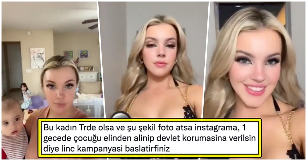 Erkeklerin Kadınlardan Ne İstediği Sorusuna İki Çocuklu Seksi Anne Videosuyla Cevap Veren Kullanıcı Gündemde