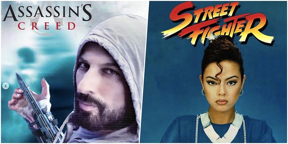 Ünlülerimizi Popüler Video Oyunlarına Yerleştiren Sanatçının Yaratıcılığı Arşa Çıkaran Çalışmaları