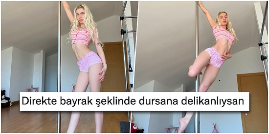 Aleyna Tilki'nin Yine Her Bir Detayıyla Dikkat Çeken Direk Dansı Yaptığı Anlar Sosyal Medyada Gündem Oldu!