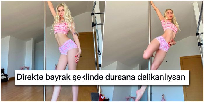 Aleyna Tilki'nin Yine Her Bir Detayıyla Dikkat Çeken Direk Dansı Yaptığı Anlar Sosyal Medyada Gündem Oldu!