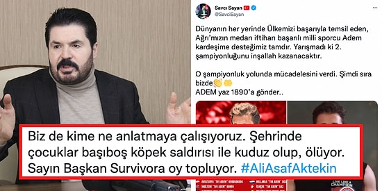 Şimdi Sırası mı? Ağrı Belediye Başkanı Savcı Sayan'ın Survivor Adem Kılıçcı İçin Oy İstemesi Tepki Çekti!