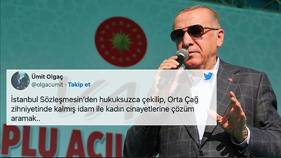 Erdoğan Bir Kez Daha İdam Tartışması Başlattı