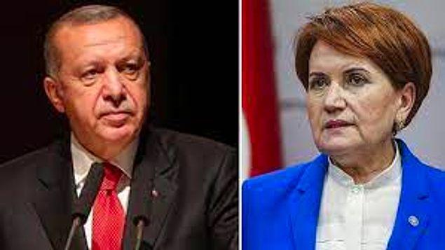 Meral Akşener: %48 Recep Tayyip Erdoğan: %38.8