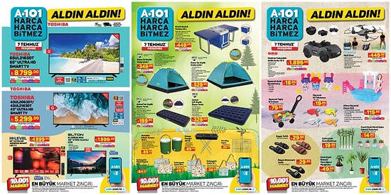 7 Temmuz 2022 A101 Aldın Aldın Kataloğu