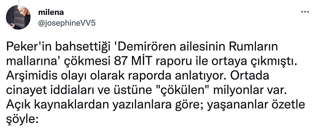 MİT raporlarına göre Yorgo Papadopulos'un anlatıldığı sözler hepimizin dikkatini çekti.