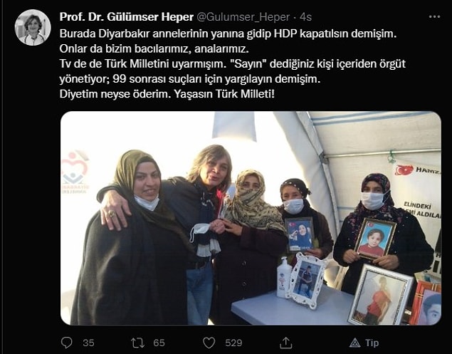 "Sayın" polemiğine dair bir yanıt da Prof. Dr. Gülümser Heper'in kendisinden geldi.
