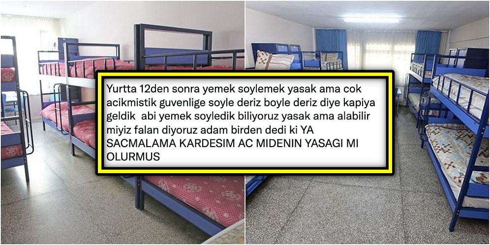 KYK Yurtlarına Gece Yemek Söyleme Yasağını Anlatan Öğrenci Sosyal Medya Kullanıcılarına "Yok Artık!" Dedirtti