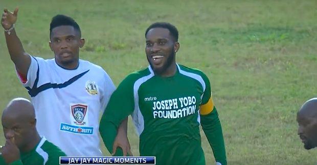 Jay-Jay Okocha'nın Yobo'nun Jübilesinde Yaptığı Futbol Resitalinin Görüntüleri 6 Yıl Sonra Ortaya Çıktı