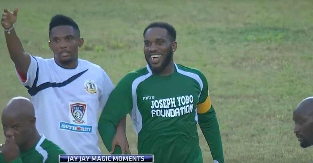 Jay-Jay Okocha'nın Yobo'nun Jübilesinde Yaptığı Futbol Resitalinin Görüntüleri 6 Yıl Sonra Ortaya Çıktı