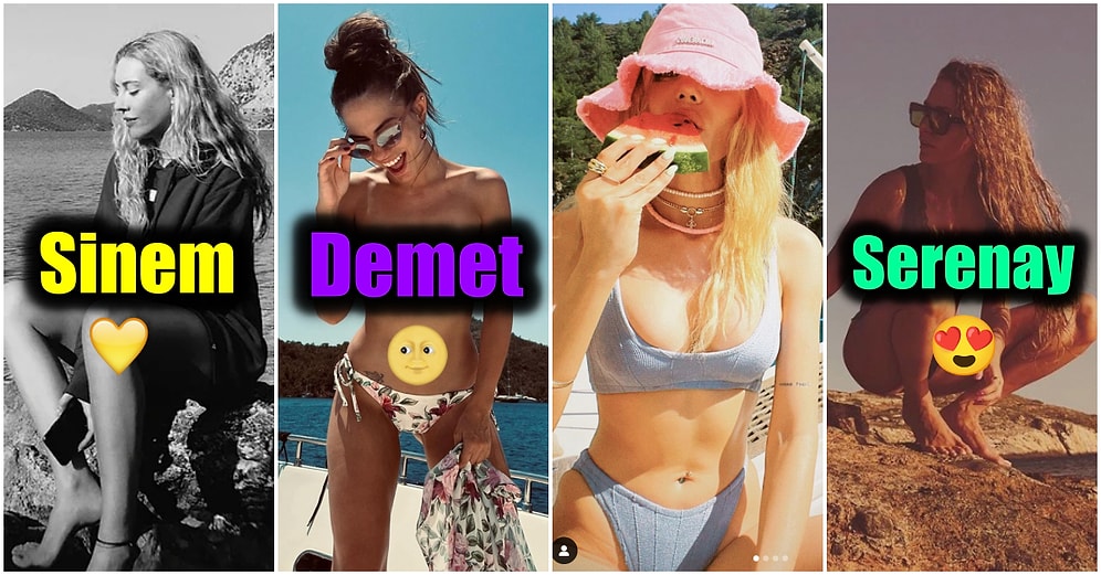 Hayranlarının Beğeni Yağmuruna Tuttuğu Pozlarıyla Instagram'ı Kasıp Kavuran Ünlülerin Tatil Paylaşımları!