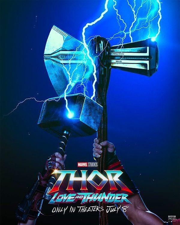 6. 'Thor Love and Thunder' filminin yeni afişi yayınlandı.