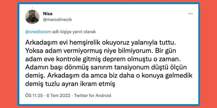 Ev Sahipleri ile Yaşadıkları En Saçma Anıyı Paylaşarak Hepimizi Şoka Sokan Takipçilerimiz