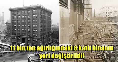 İçinde Çalışan İnsanlar Varken Yerinden Oynatılarak Konumu Değiştirilen Telefon Binası: Indiana Bell