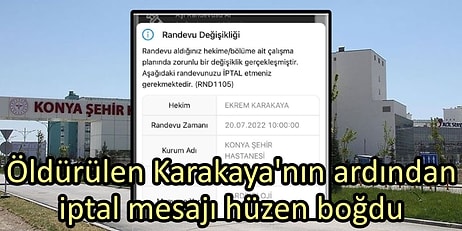 Hastanede Öldürülen Doktor Ekrem Karakaya'ya Randevusu Olan Hastaya Giden İptal Mesajı Hüzne Boğdu!