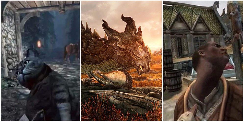 Oyuncuların The Elder Scrolls V: Skyrim VR ile Yaptığı Çılgınlıklar VR Seti İçin Size Kredi Çektirecek
