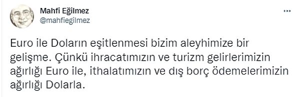 Mahfi Eğilmez de gelişmeyi şu şekilde açıklıyor 👇